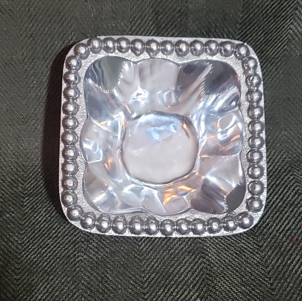 Small pewter dish